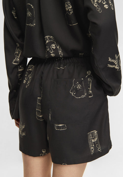 Alira AOP night grey
