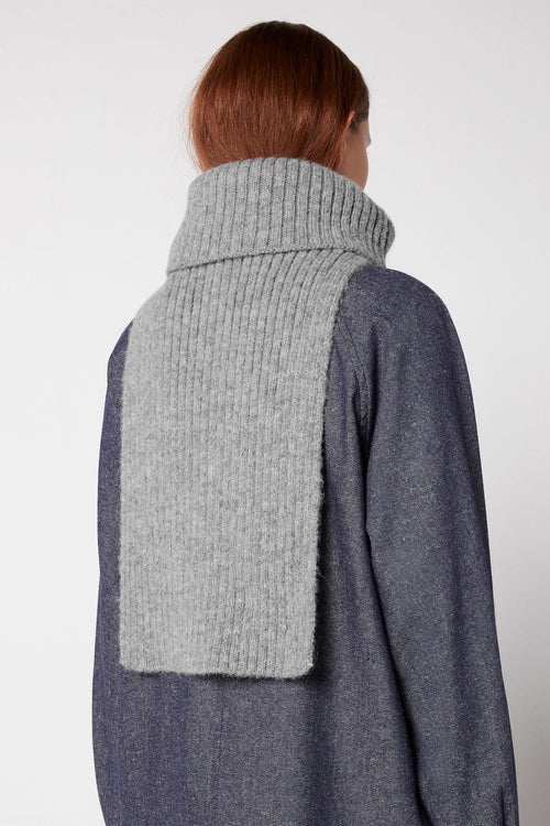 Knit Polo grey melange
