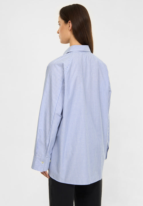 Noelle blue stripe