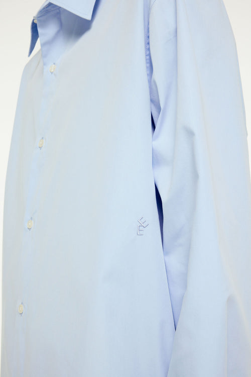 Ossian Poplin light blue
