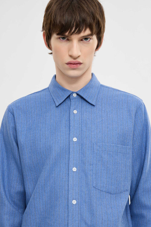 Rodrik light blue stripe