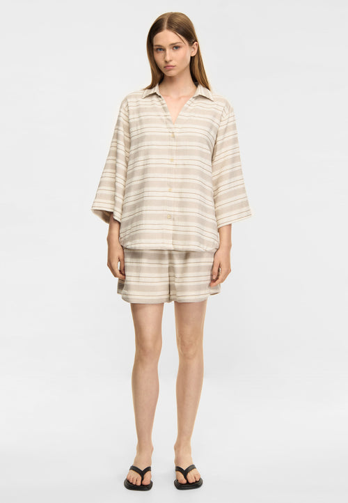 Silvy beige stripe