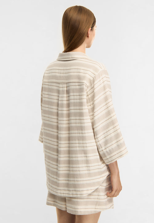 Silvy beige stripe